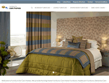 Tablet Screenshot of furnitureforcarehomes.co.uk